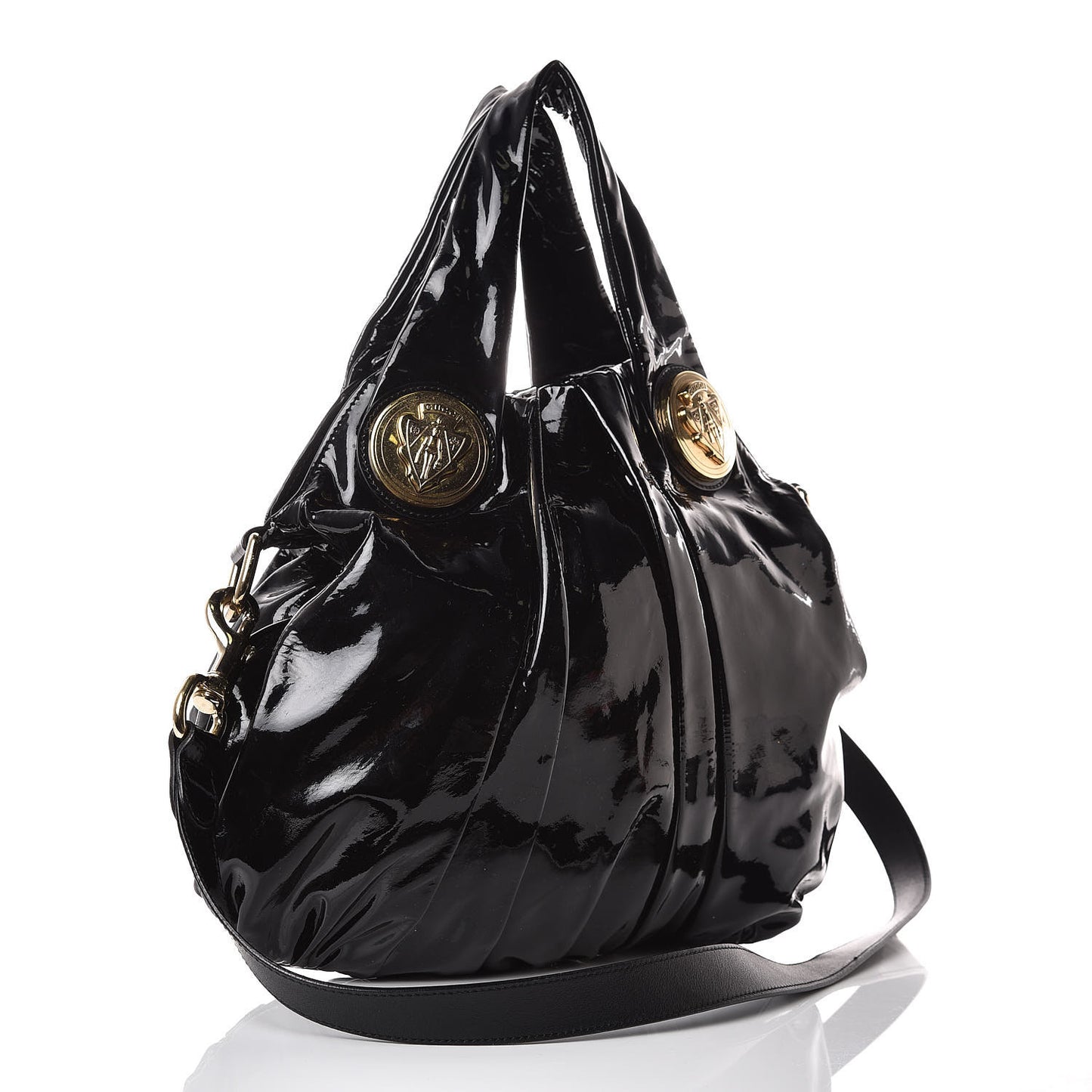 Patent Small Hysteria Tote Black
