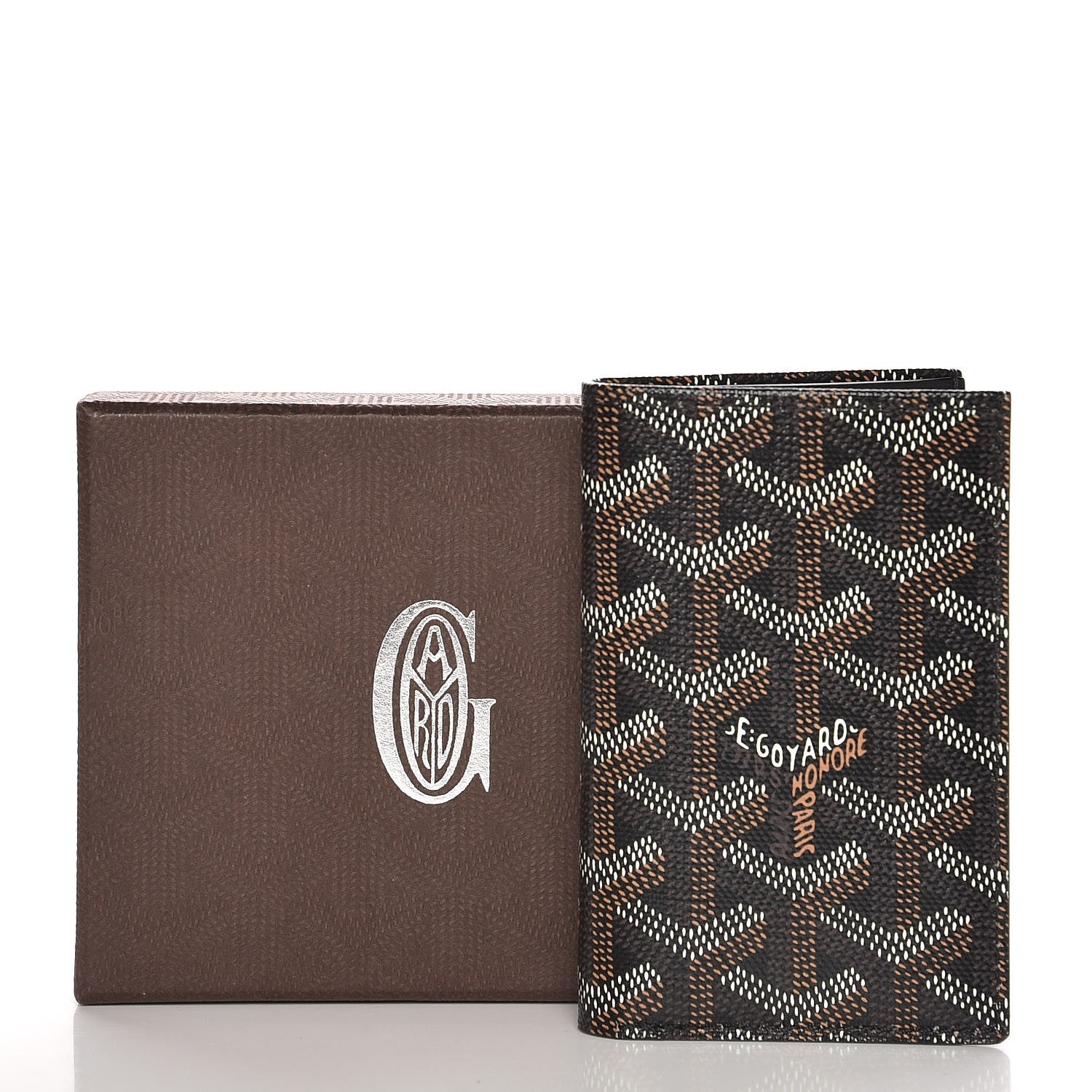 Goyard Goyardine Saint Pierre Card Holder Black 8 of 8