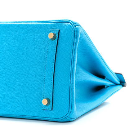 Hermes Epsom Birkin 30 Bleu Frida 10 of 11