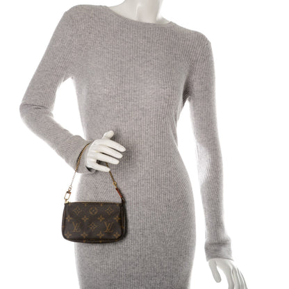 Louis Vuitton Monogram Mini Pochette Accessories 2 of 7