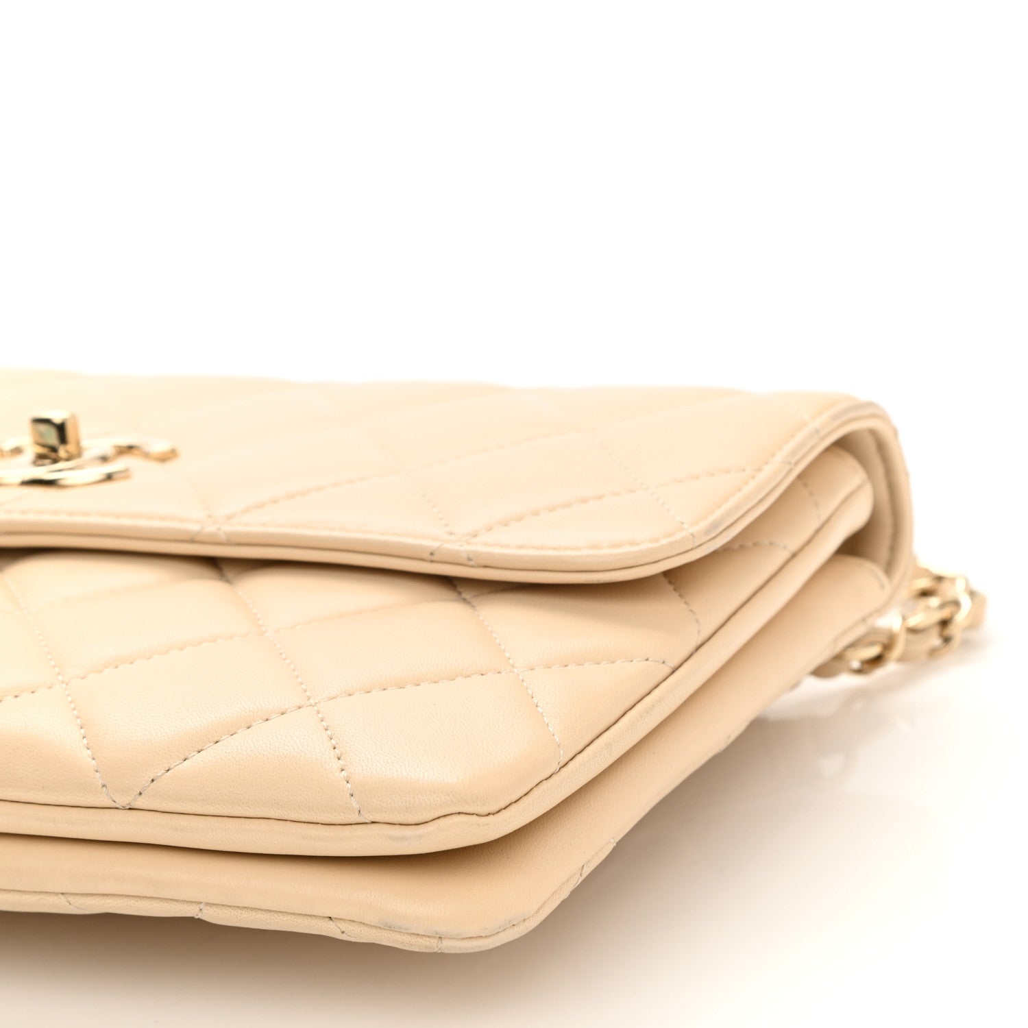 Chanel Lambskin Quilted Medium Trendy CC Flap Light Beige 11 of 11