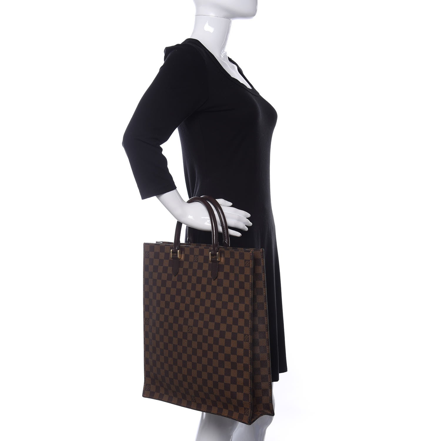 Louis Vuitton Damier Ebene Sac Plat 2 of 10