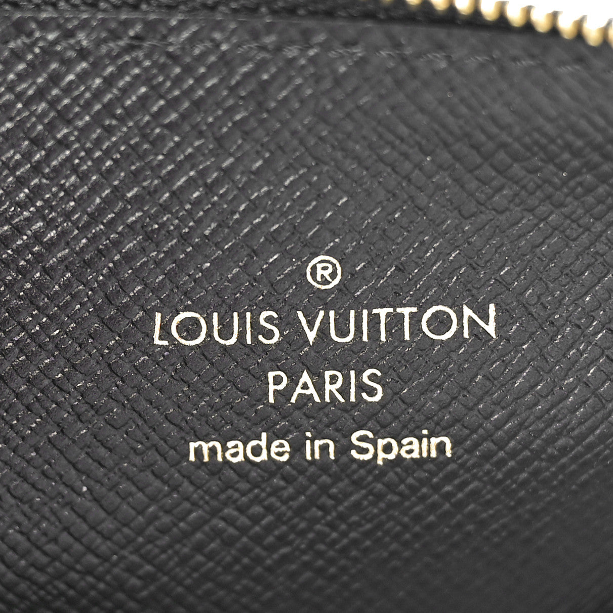 Monogram Slim Purse Black