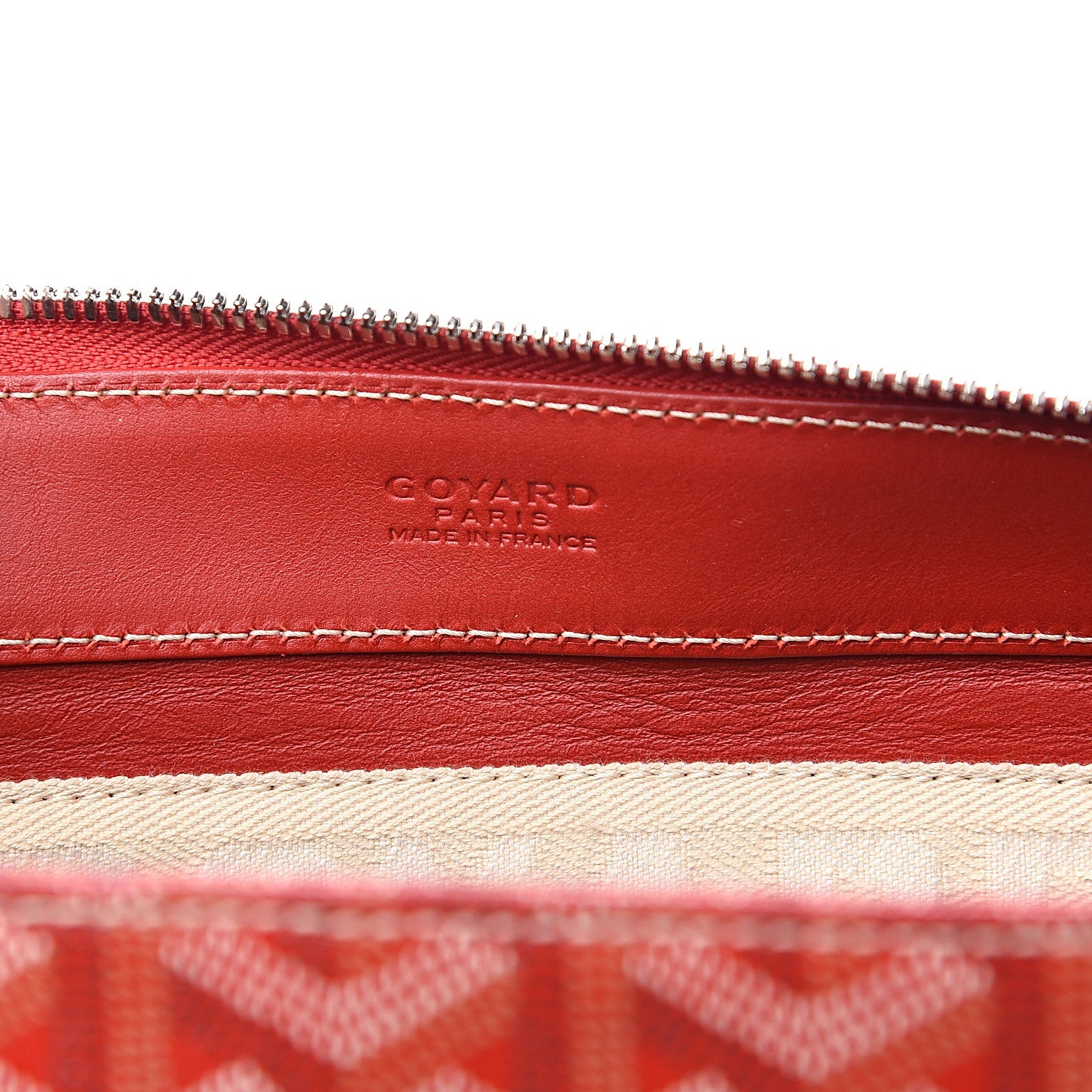 Goyard Goyardine Sac Marie Galante GM Red 5 of 8