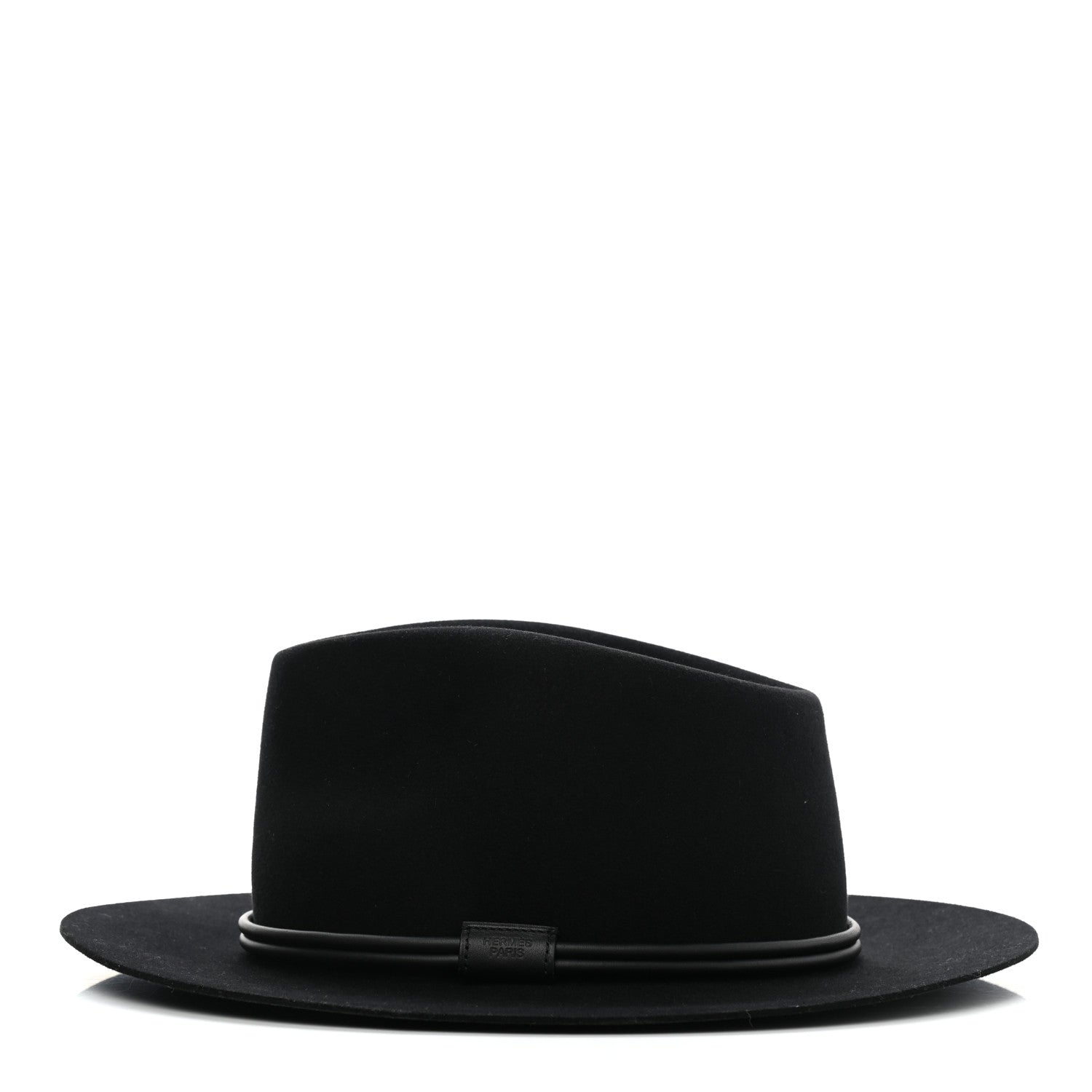Hermes Felt Chapeau Duke Hat 58 Black 4 of 9