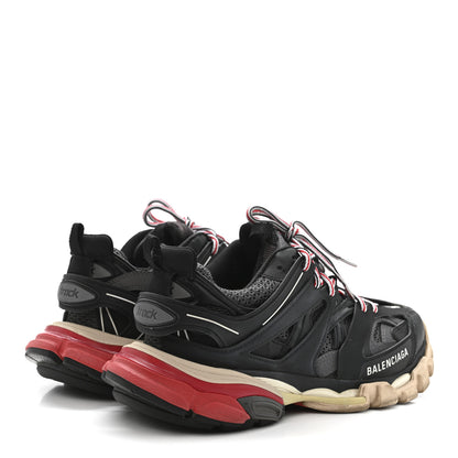 Balenciaga Mesh Nylon Womens Track Sneakers 38 Black Gris 5 of 9