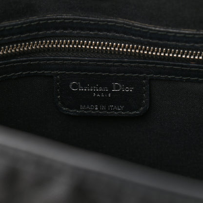 Christian Dior Coated Canvas Cannage Small Panarea Tote Black 5 of 10