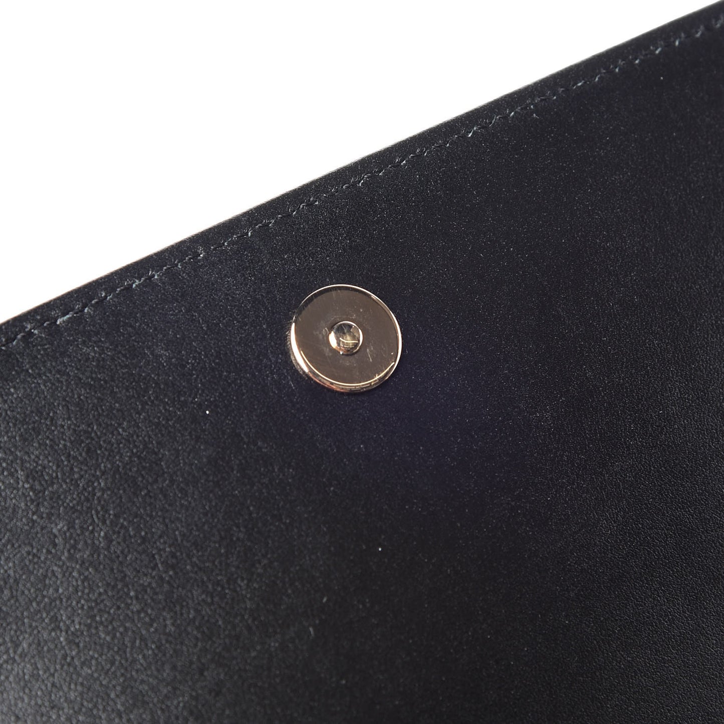 Grained Calfskin Palazzo Chain Evening Bag Black