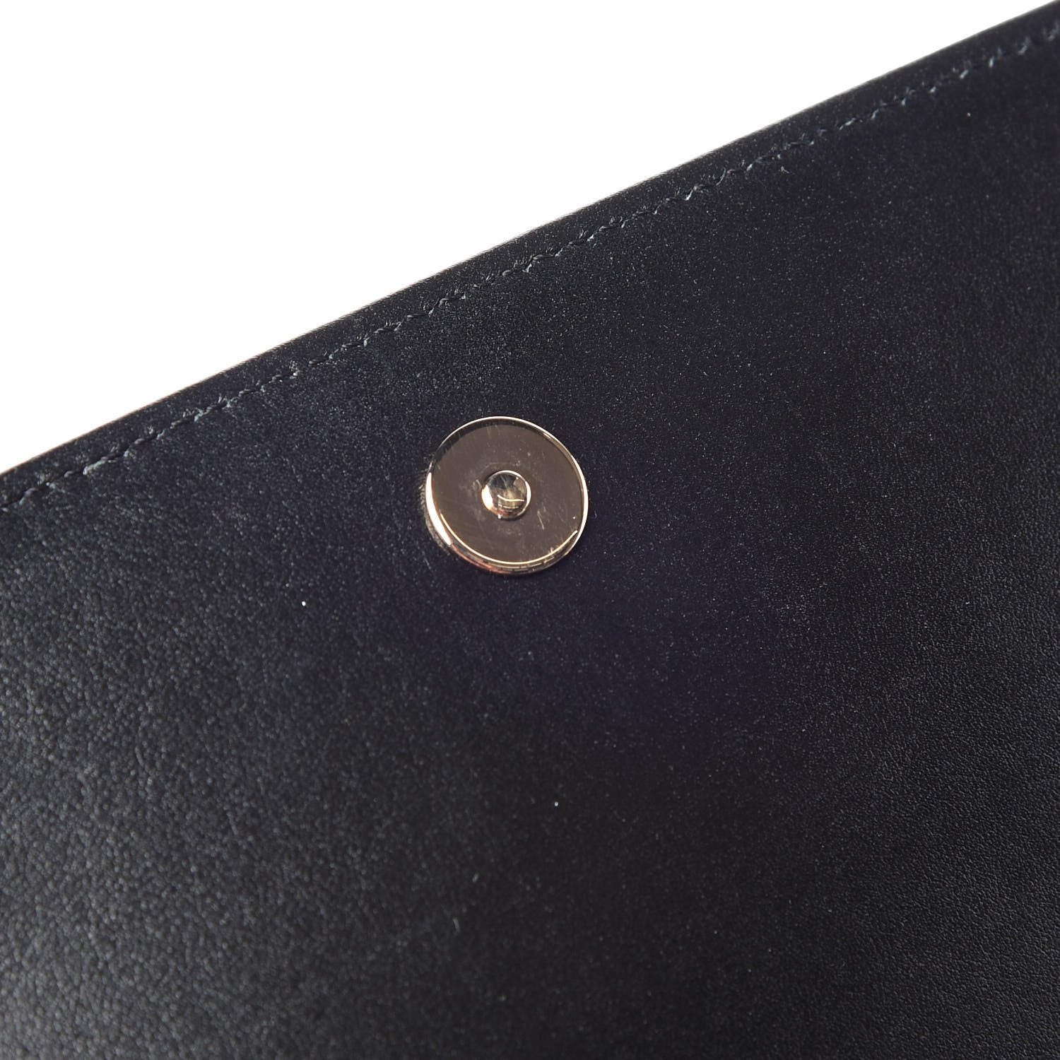 Versace Grained Calfskin Palazzo Chain Evening Bag Black 10 of 10
