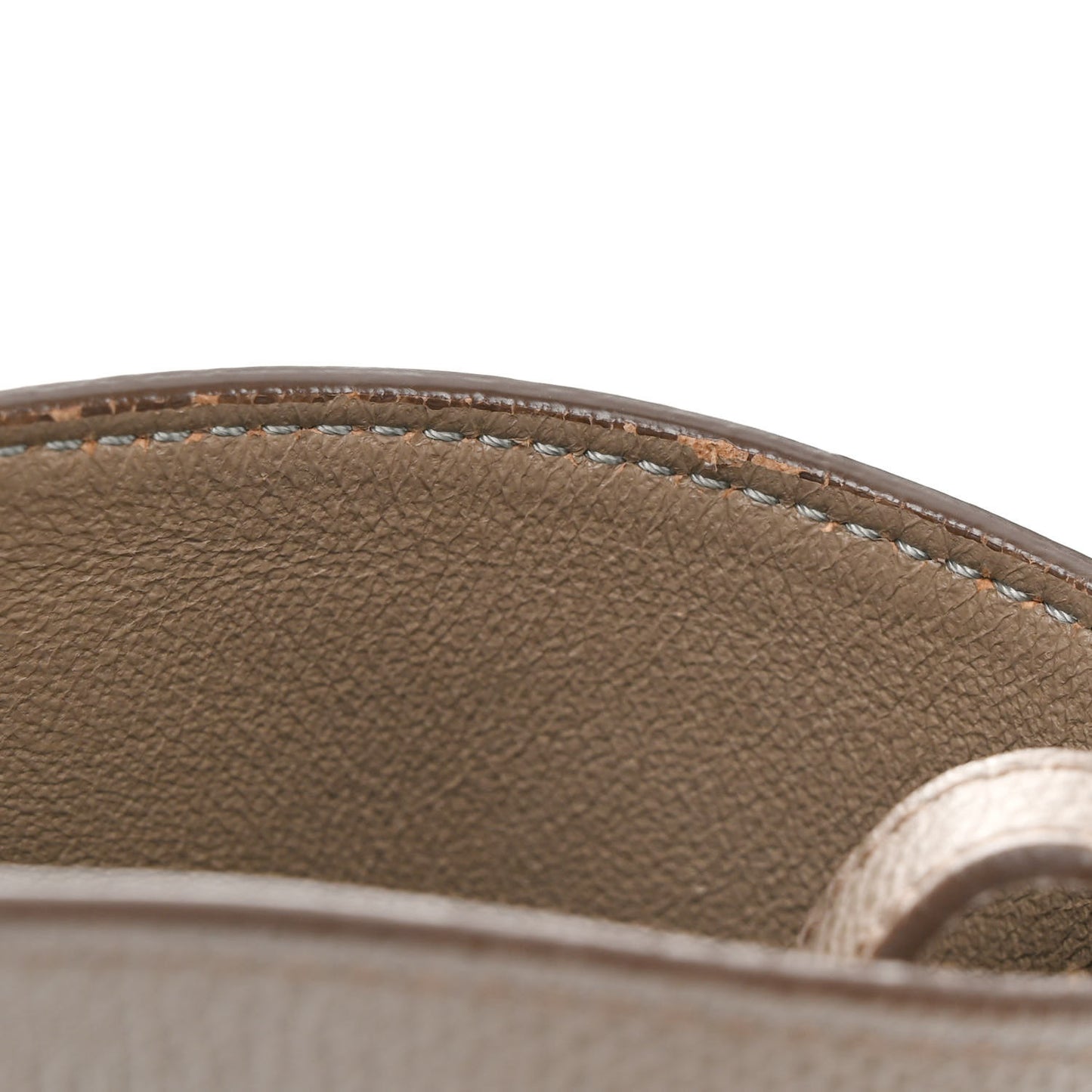 Grained Calfskin Medium Horizontal Cabas Phantom Taupe