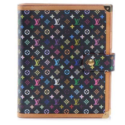 Louis Vuitton Monogram Multicolor Large Ring Agenda Black 1 of 7