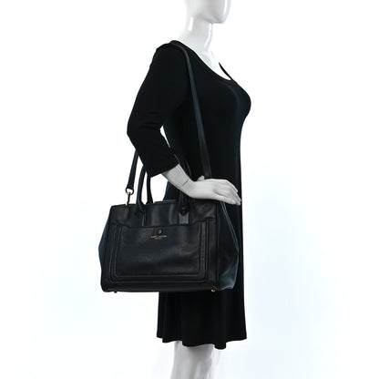 Marc Jacobs Grained Calfskin Empire City Tote Black 2 of 11