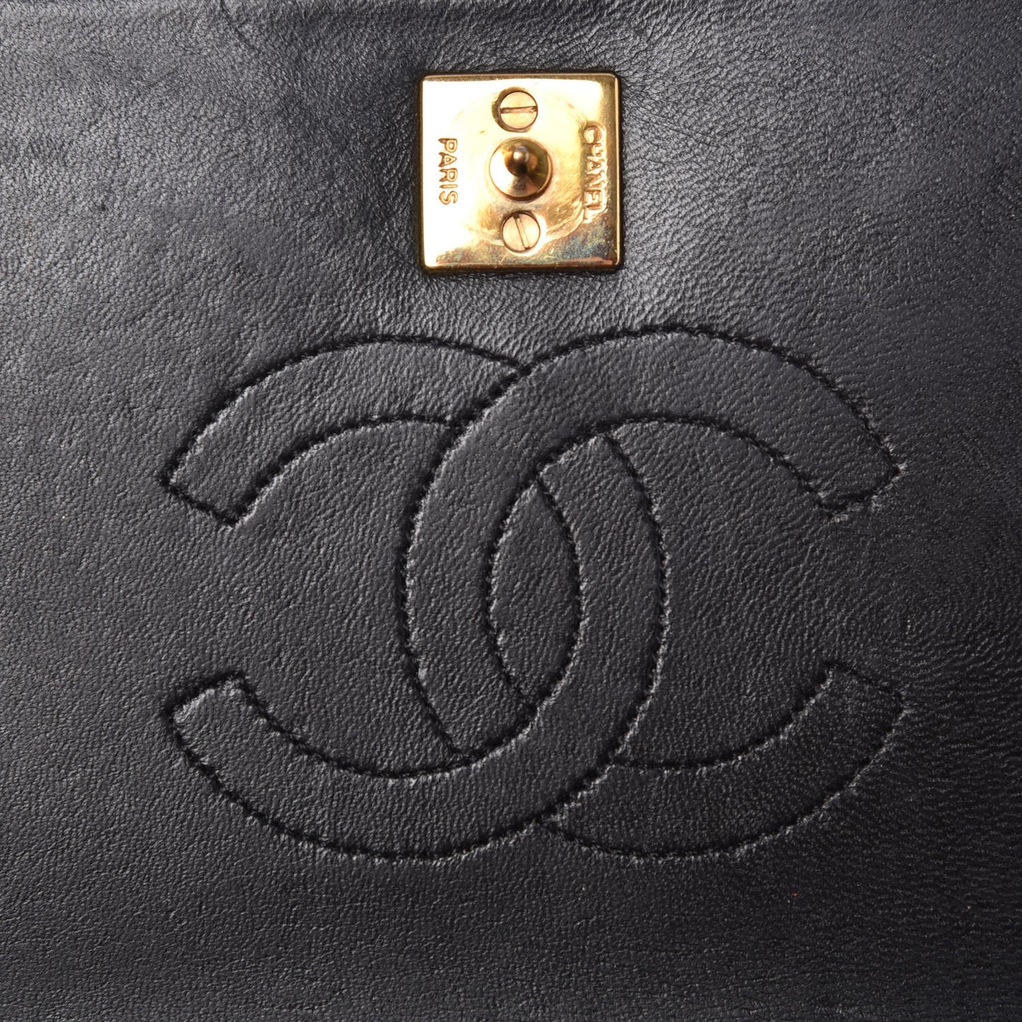 Patent Small Single Flap Black