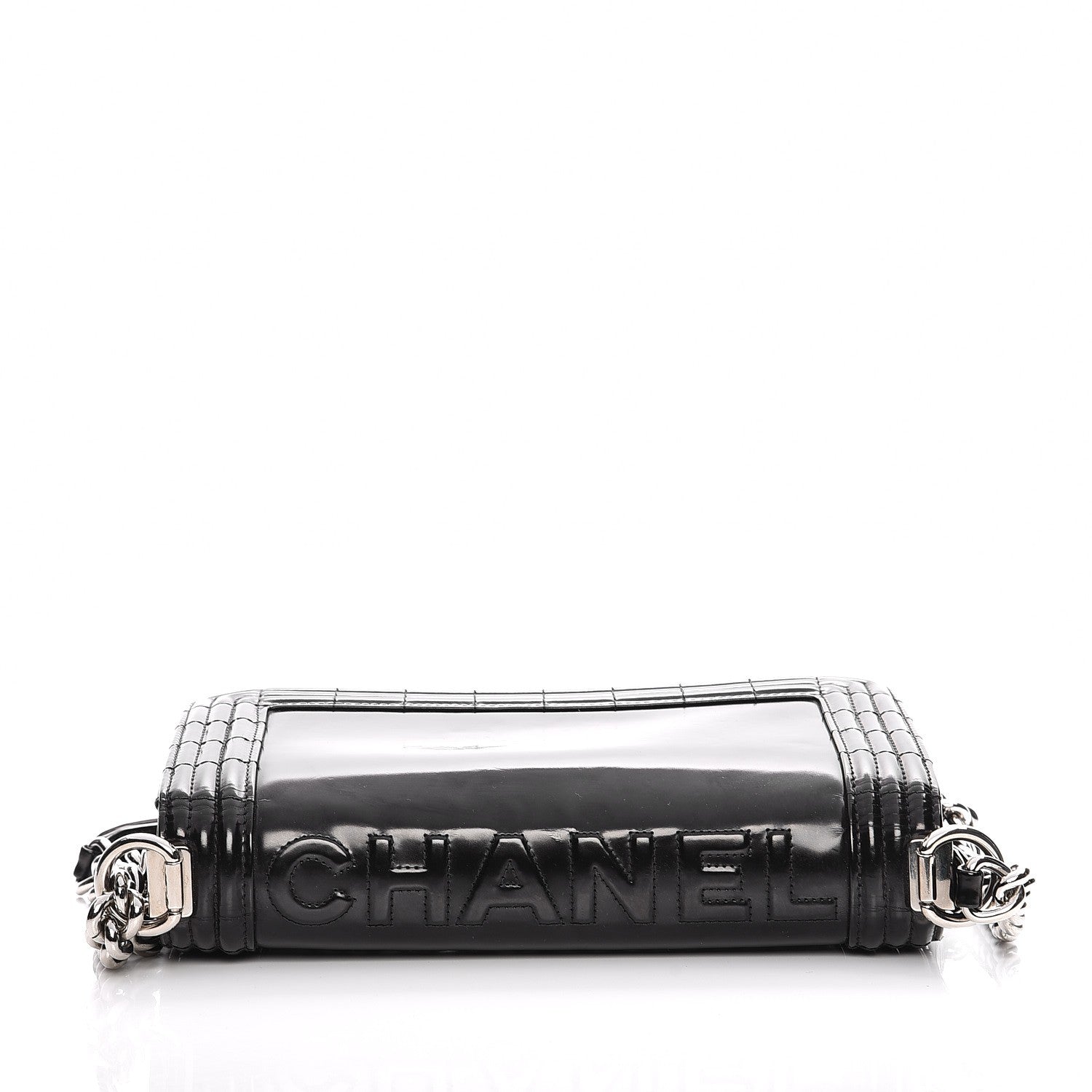 Chanel Glazed Calfskin Medium Boy Flap Black 13 of 13