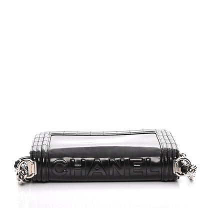 Chanel Glazed Calfskin Medium Boy Flap Black 13 of 13