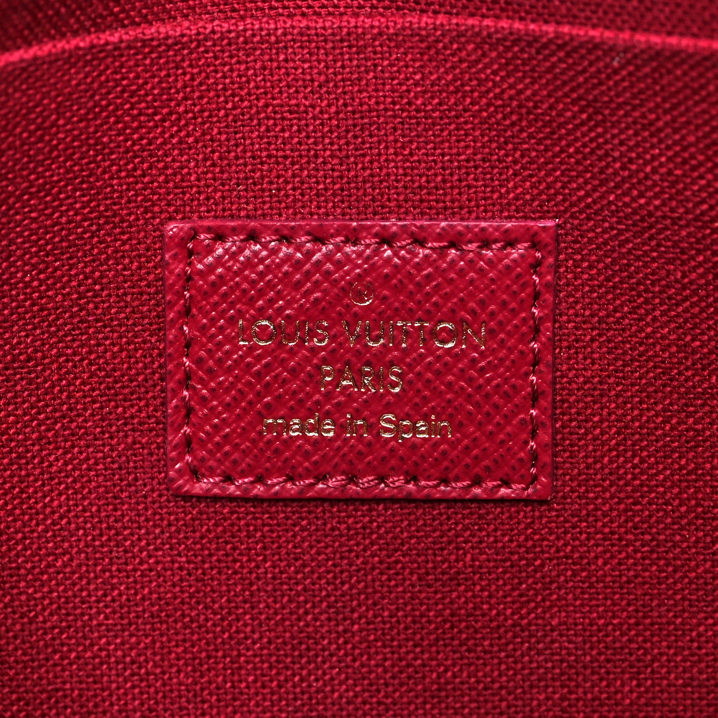 Monogram Pochette Felicie Chain Wallet Fuchsia