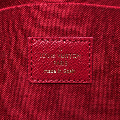 Louis Vuitton Monogram Pochette Felicie Chain Wallet Fuchsia 9 of 13