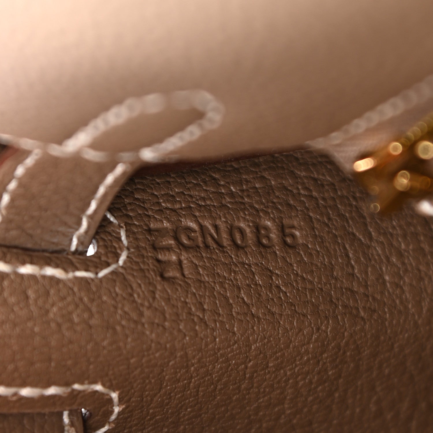 Hermes Togo Kelly Retourne 25 Etoupe 6 of 7
