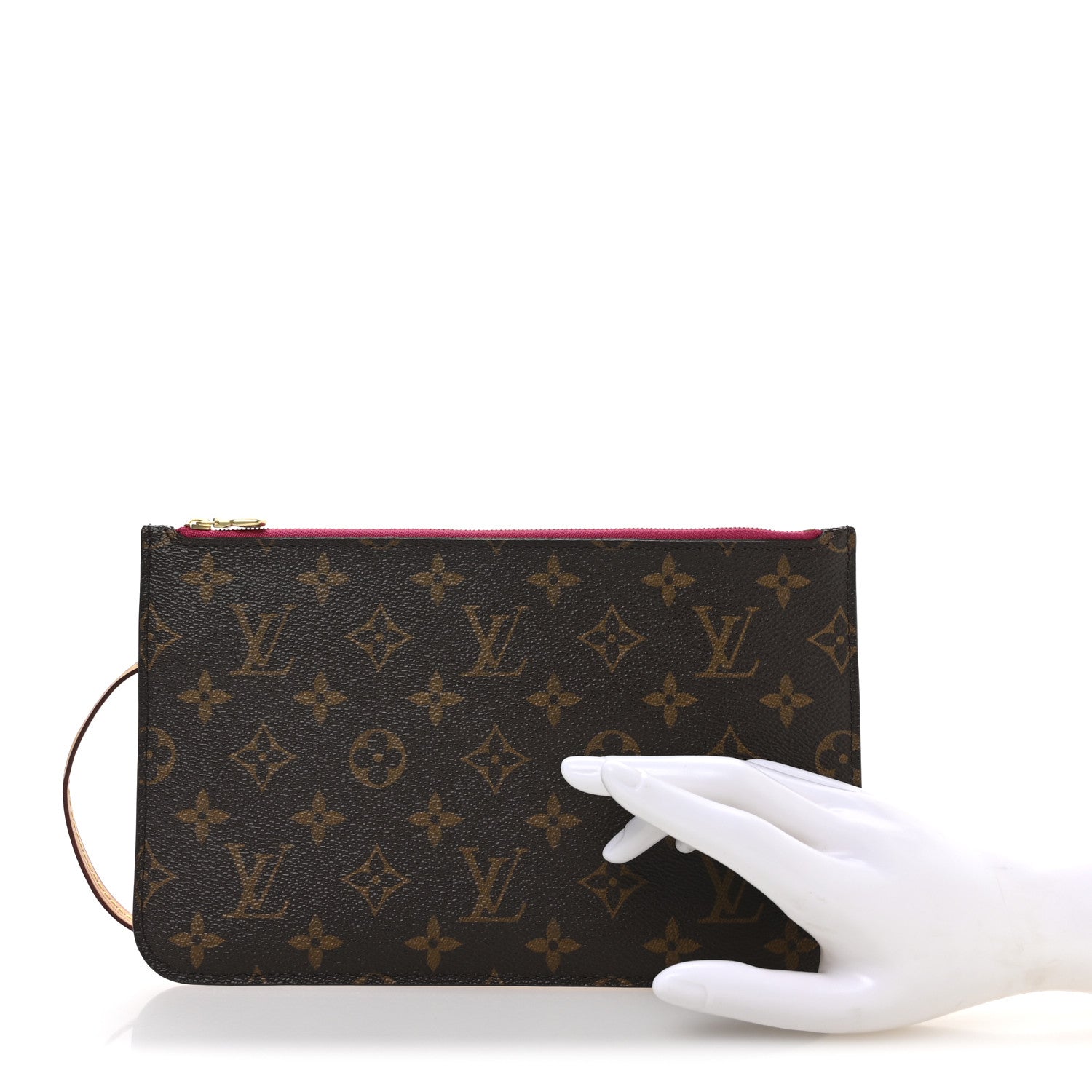 Louis Vuitton Monogram Neverfull MM GM Pochette 2 of 7