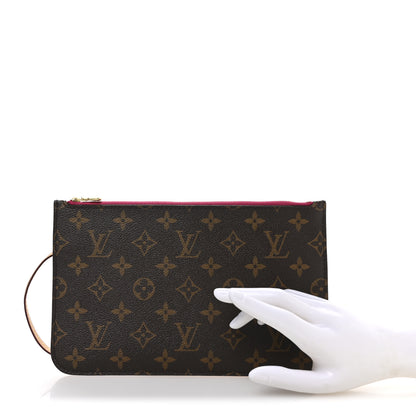 Louis Vuitton Monogram Neverfull MM GM Pochette 2 of 7