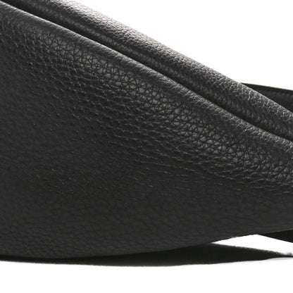 The Row Grained Calfskin Large Slouchy Banana Bag Black 10 of 10