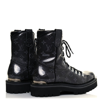 Louis Vuitton Monogram Eclipse Glaze Outland Ankle Boots 8 4 of 9