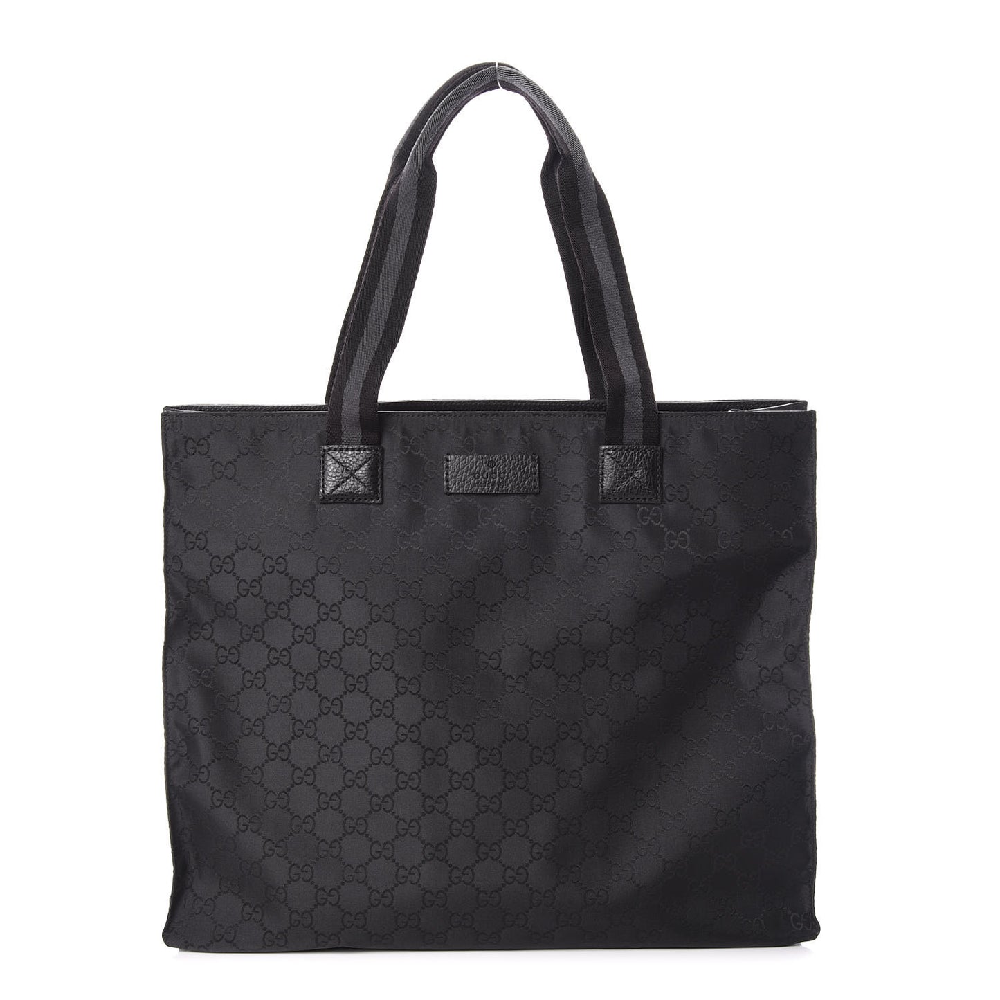 Nylon Monogram Tote Black