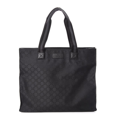 Gucci Nylon Monogram Tote Black 1 of 9