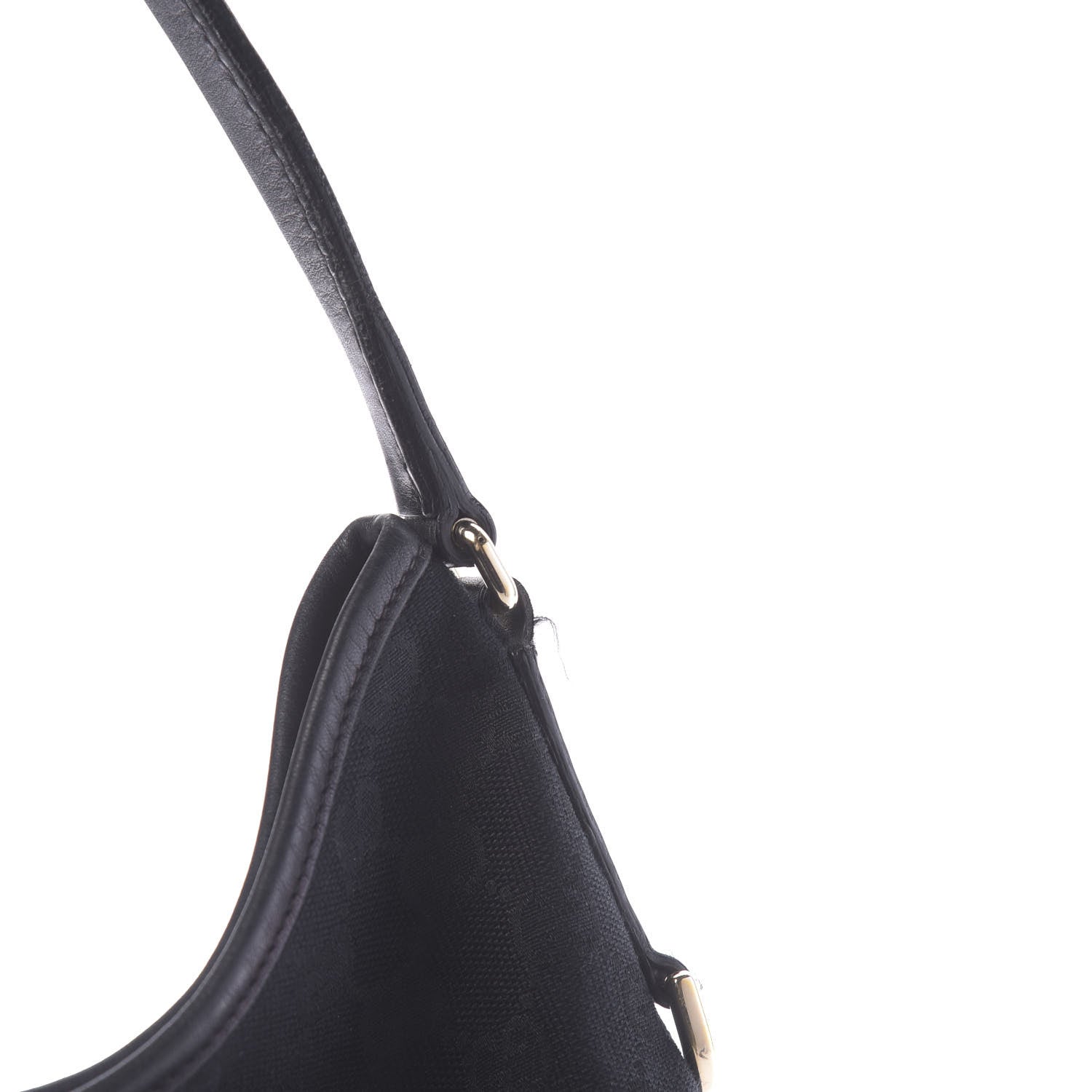 Gucci Monogram Medium New Britt Hobo Black 10 of 11