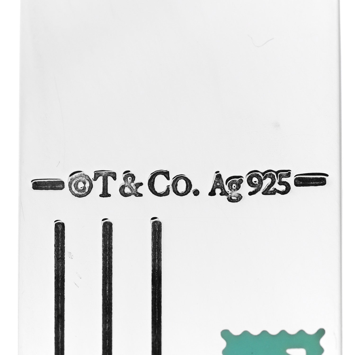 Tiffany Sterling Silver Enamel Tokyo Postcard Charm Blue 4 of 5