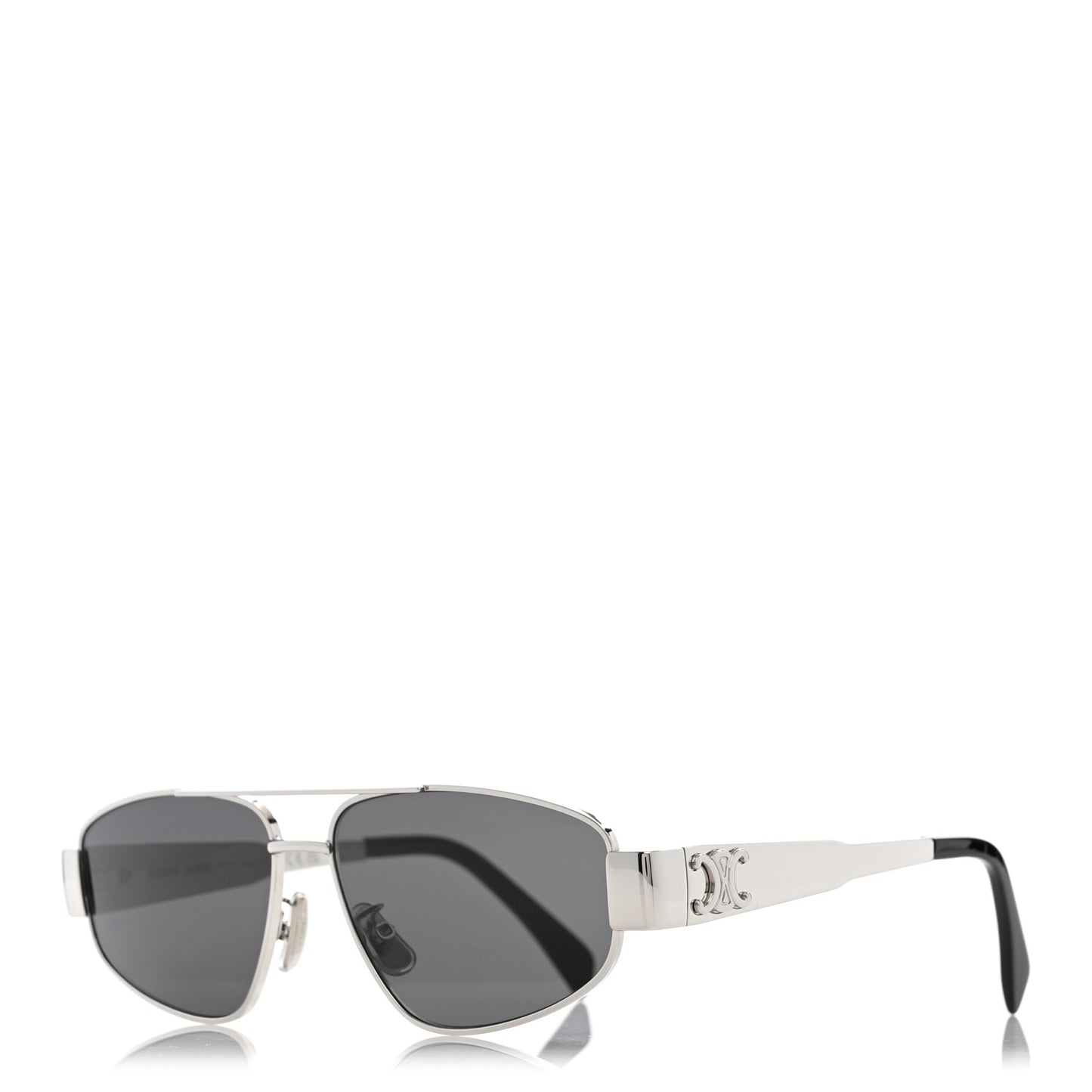 Metal Triomphe 03 Sunglasses CL40281U Silver Smoke