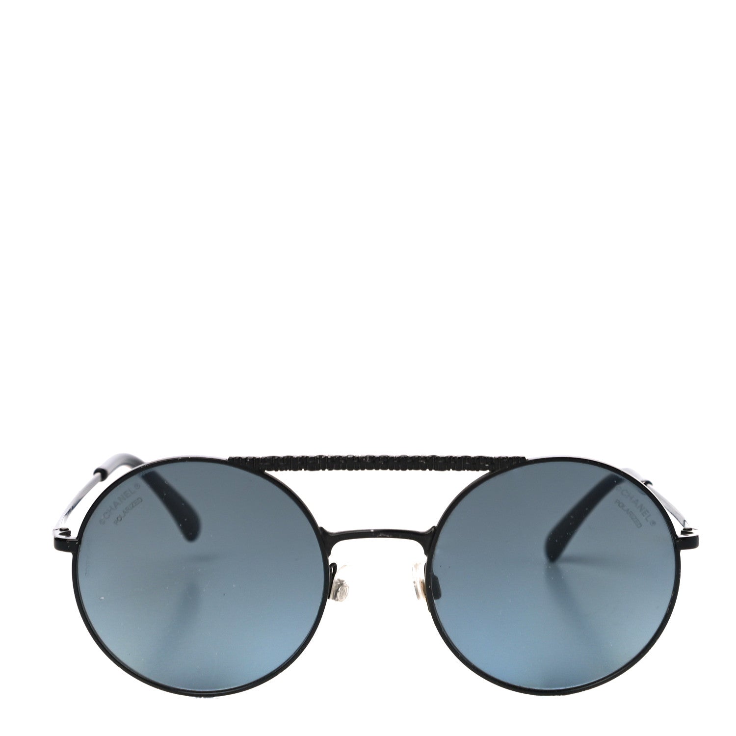 Chanel Metal Winter Round Sunglasses 4232 Black 4 of 9