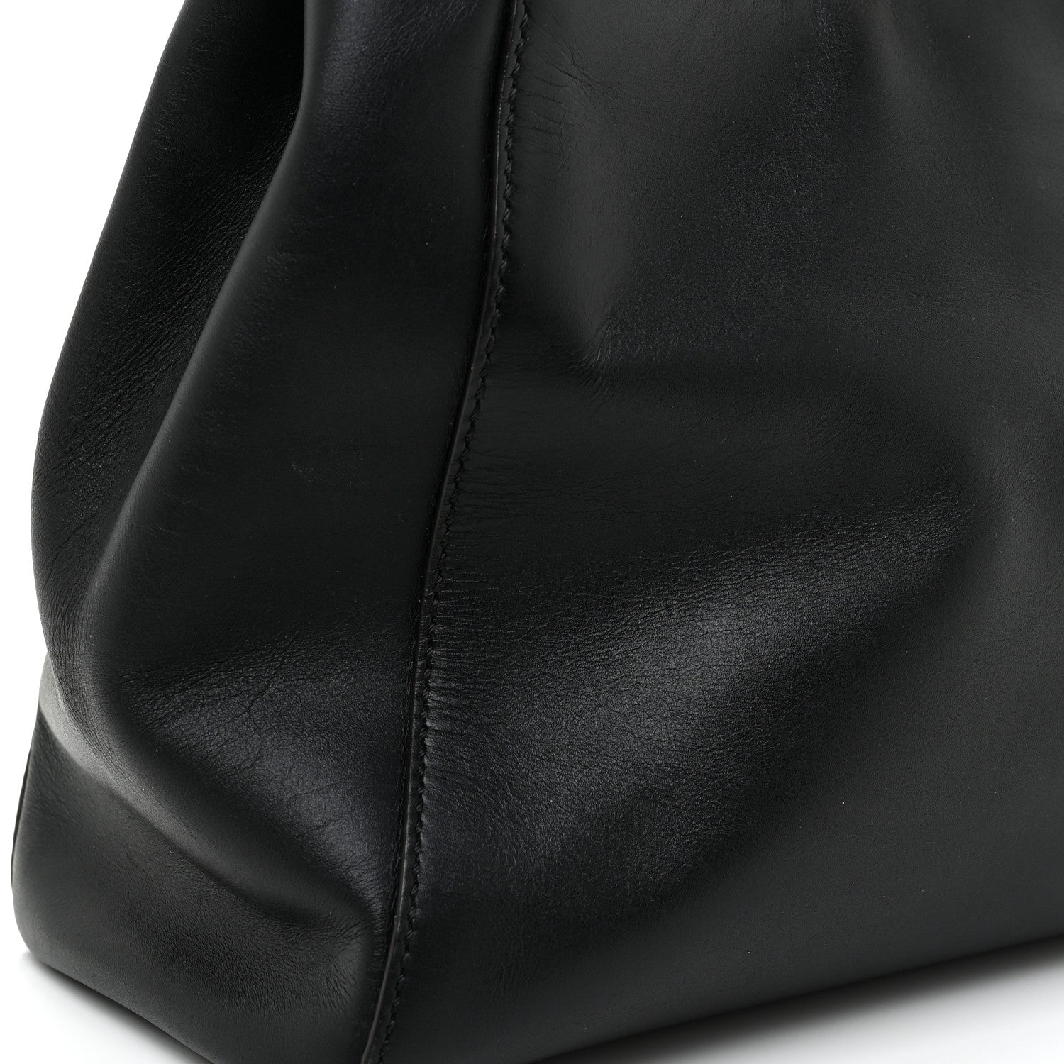 Fendi Vitello Morgan Fabric Jacquard Pequin Medium Peekaboo Iconic Satchel Black Tobacco 27 of 27