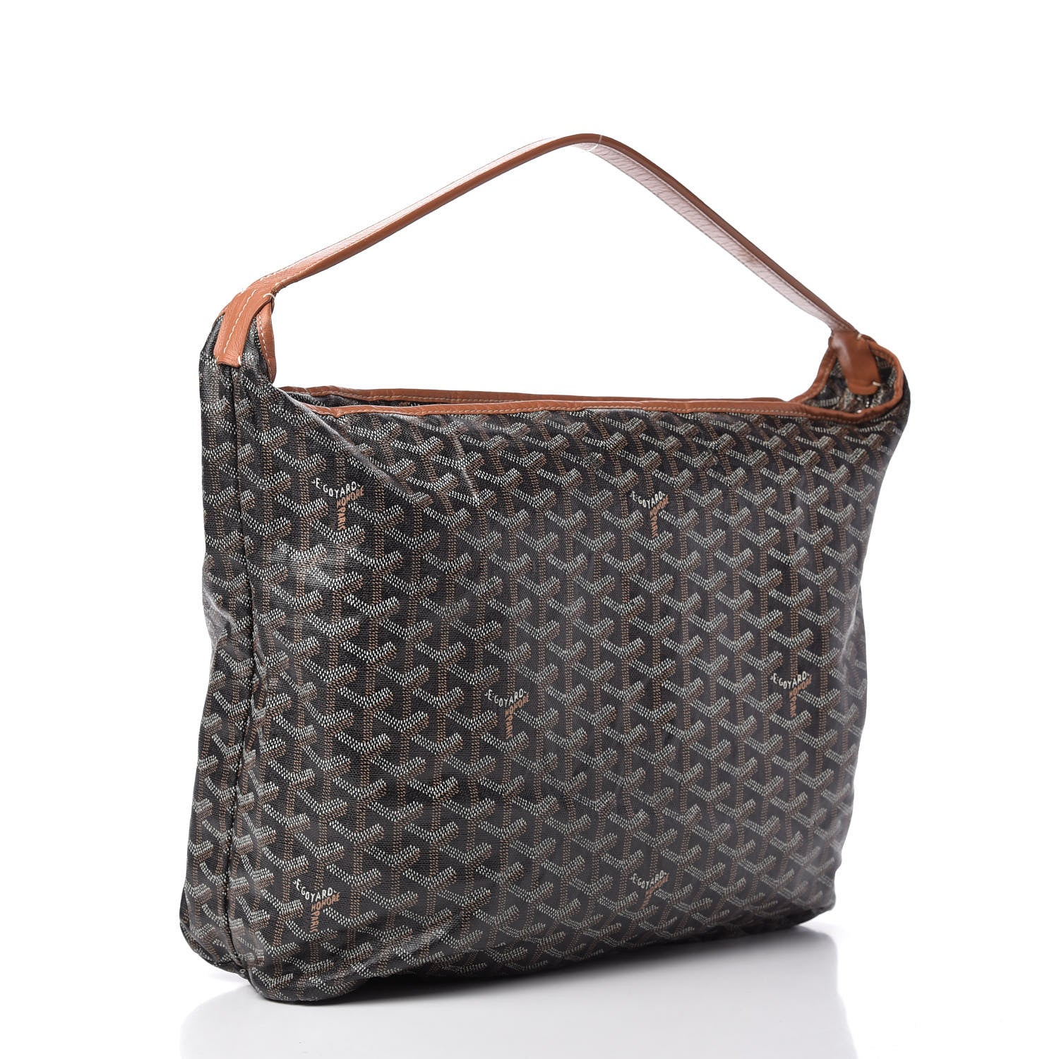 Goyard Goyardine Fidji Zip Hobo Black Gold 3 of 8