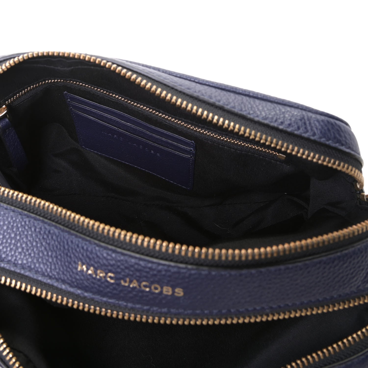 Marc Jacobs Supple Natural Grain Calfskin The Softshot 27 Bag Navy 8 of 12