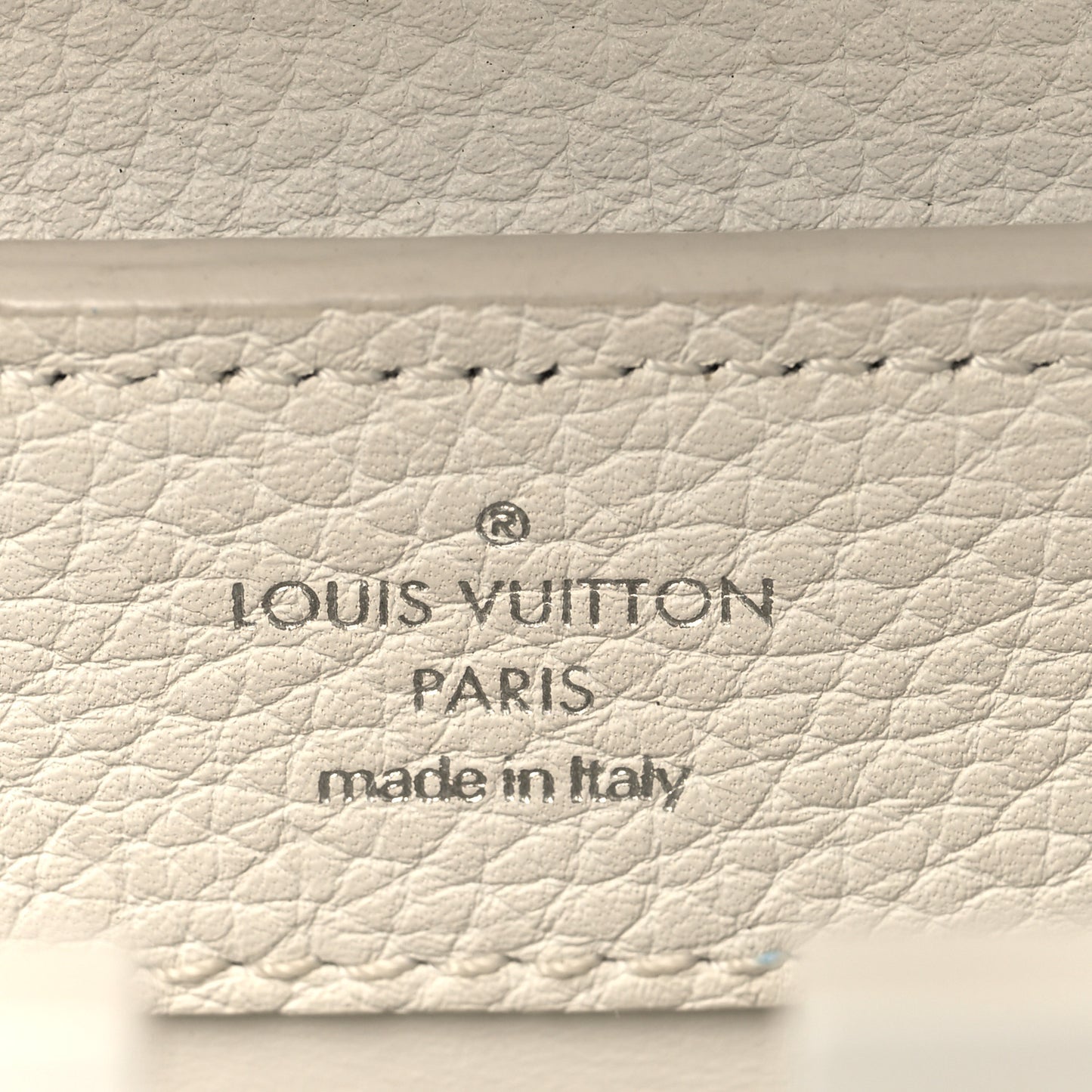 Taurillon Mini Capucines Monochrome  White