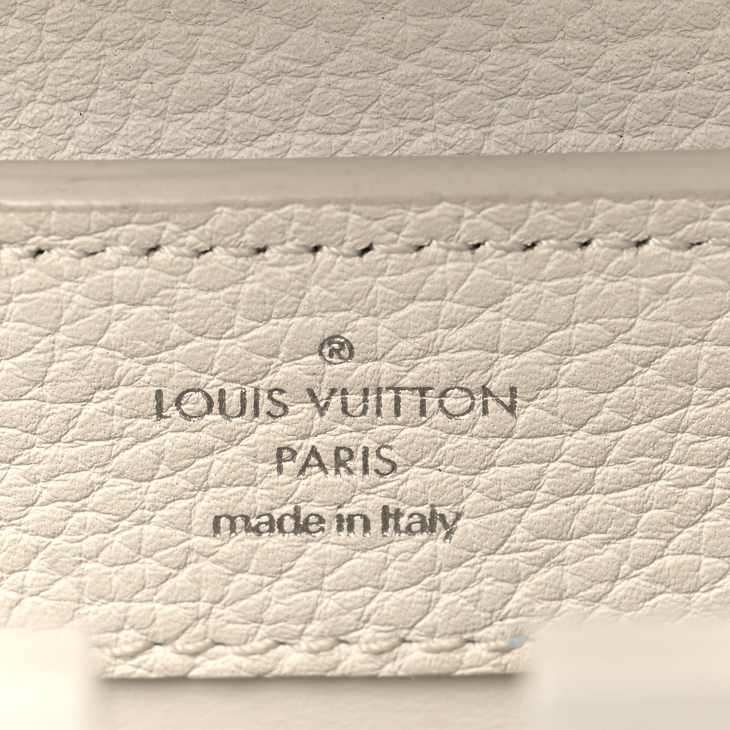 Louis Vuitton Taurillon Mini Capucines Monochrome  White 6 of 12