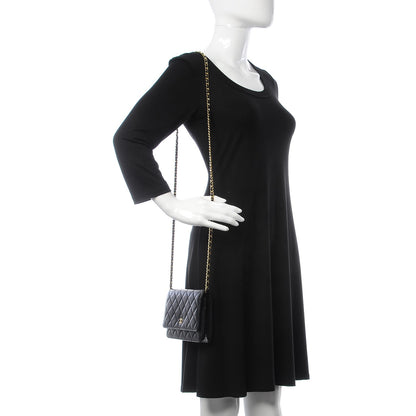 Chanel Caviar Quilted Wallet On Chain WOC Black 2 of 9