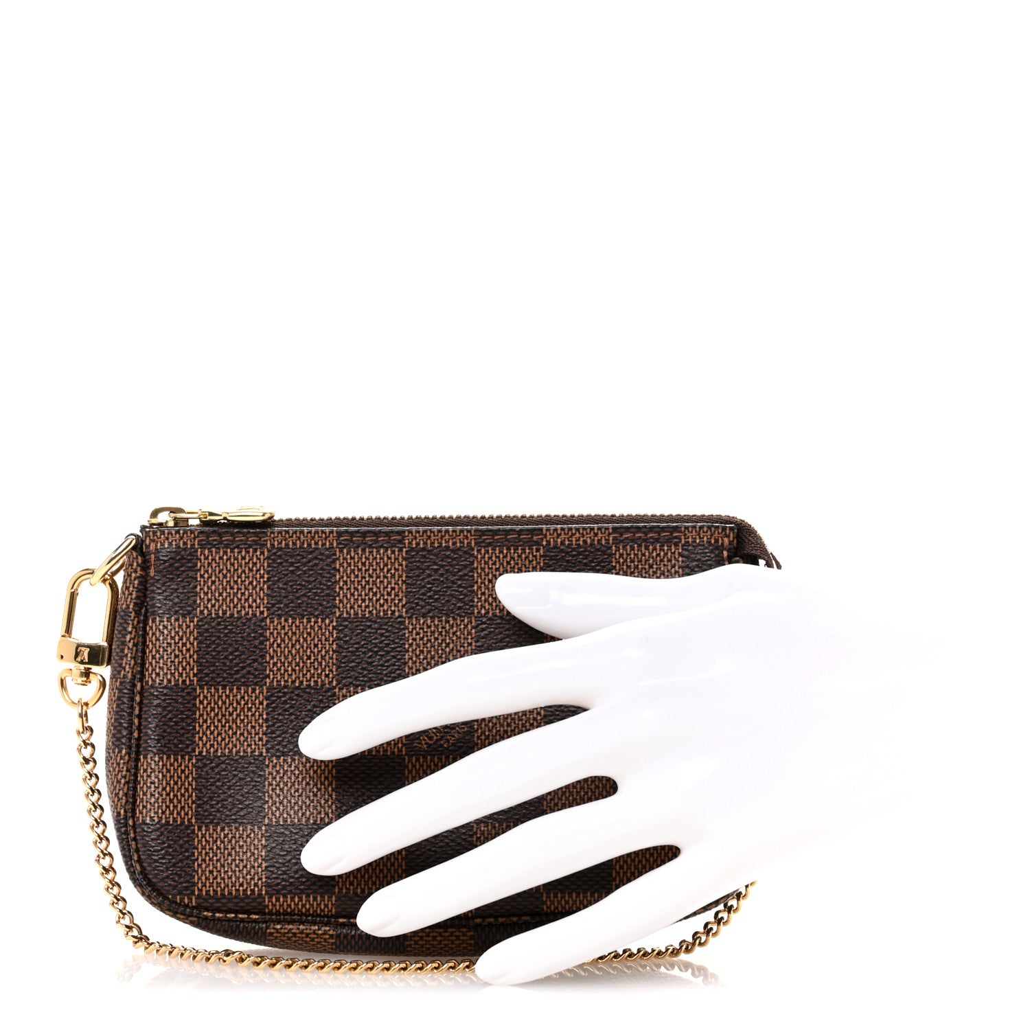 Louis Vuitton Damier Ebene Mini Pochette Accessories 2 of 8