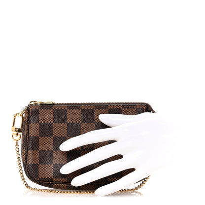 Louis Vuitton Damier Ebene Mini Pochette Accessories 2 of 8