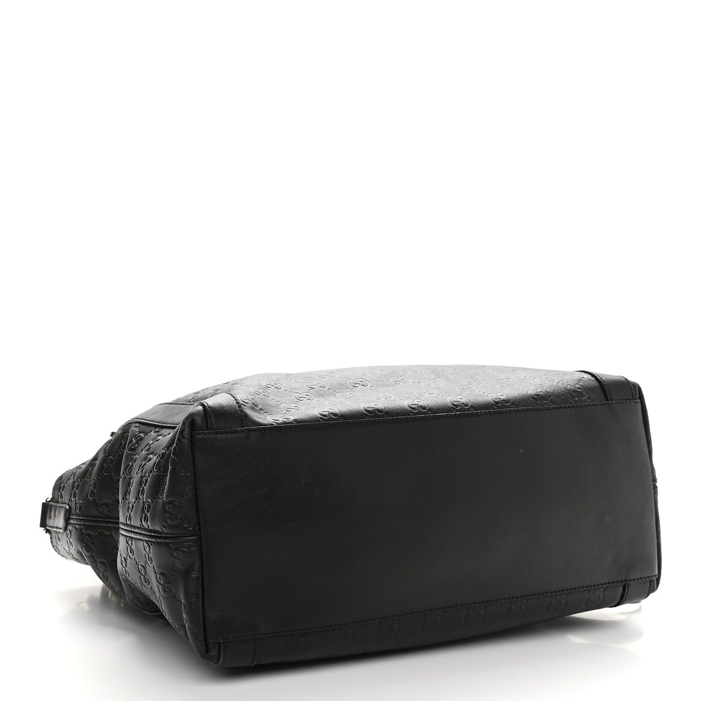 Guccissima Medium Miss GG Top Handle Bag Black