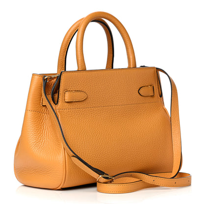 Mulberry Heavy Grain Calfskin Small Belted Bayswater Tote Deep Amber 2 of 9