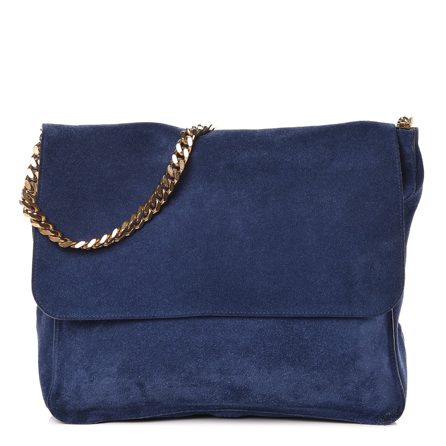 Suede Medium Gourmette Ocean Blue