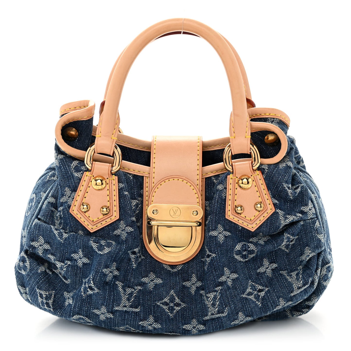 Monogram Denim Pleaty Blue
