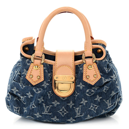 Louis Vuitton Monogram Denim Pleaty Blue 1 of 10
