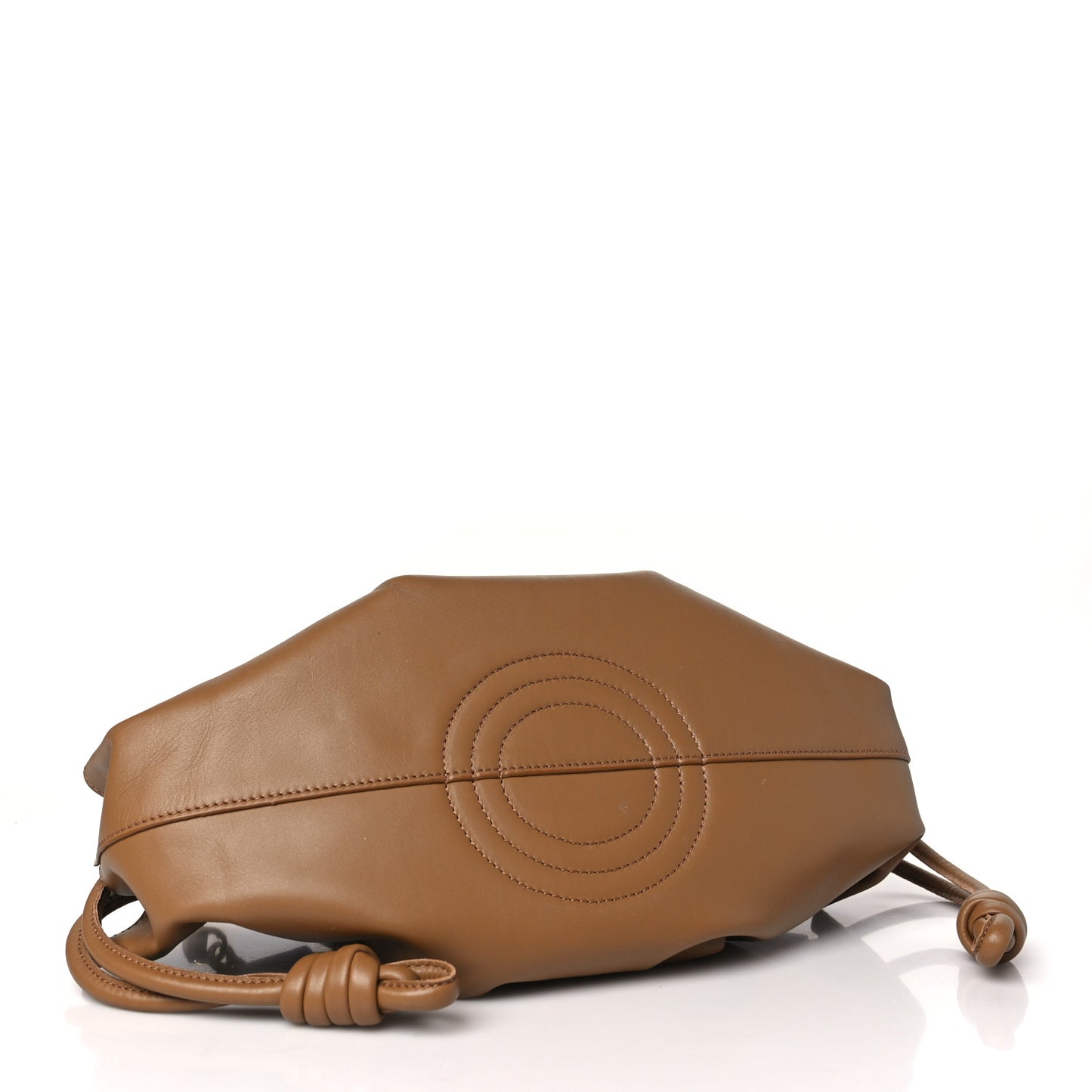 Shiny Nappa Calfskin Paseo Bag Oak