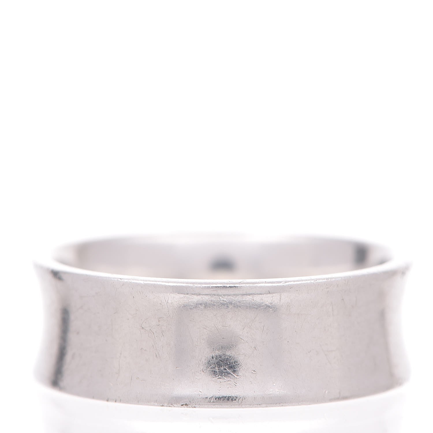 Tiffany Sterling Silver 1837 Band Ring 54 7 3 of 4