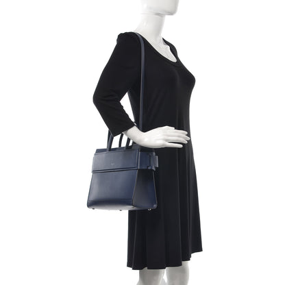 Givenchy Calfskin Small Horizon Satchel Navy 3 of 7