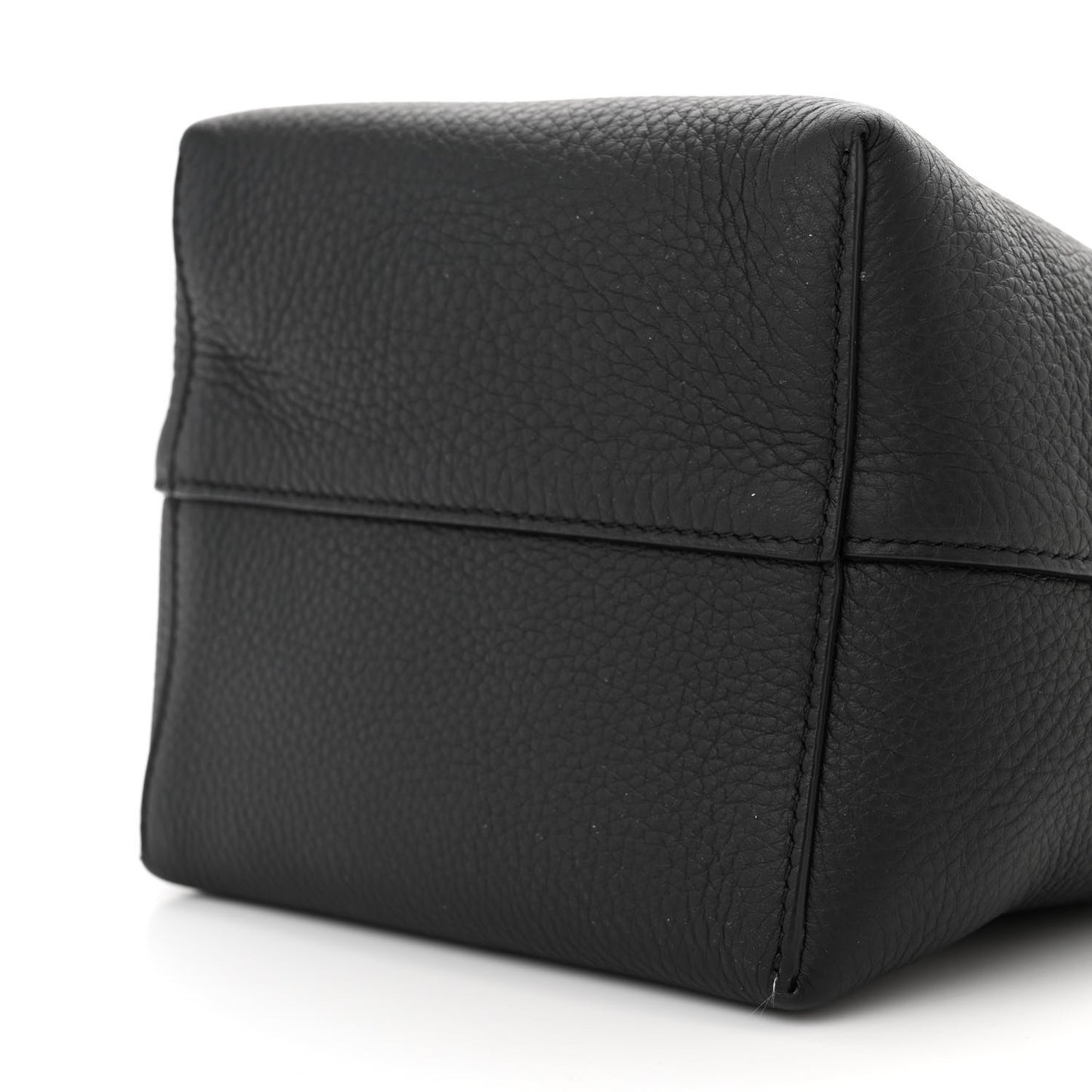Grained Calfskin Small N/S Park Tote Black