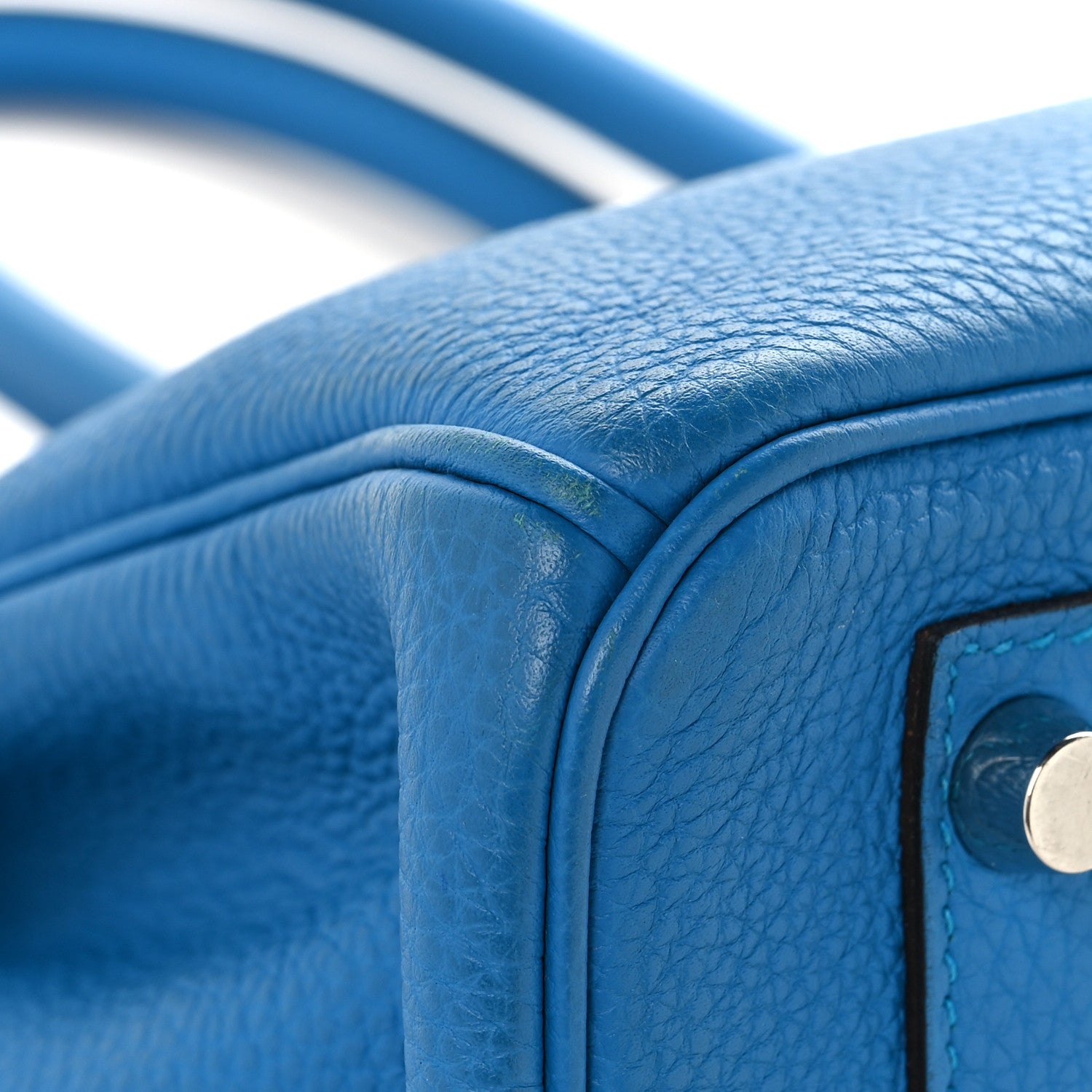 Hermes Togo Verso Birkin 30 Bleu Zanzibar Malachite 9 of 12